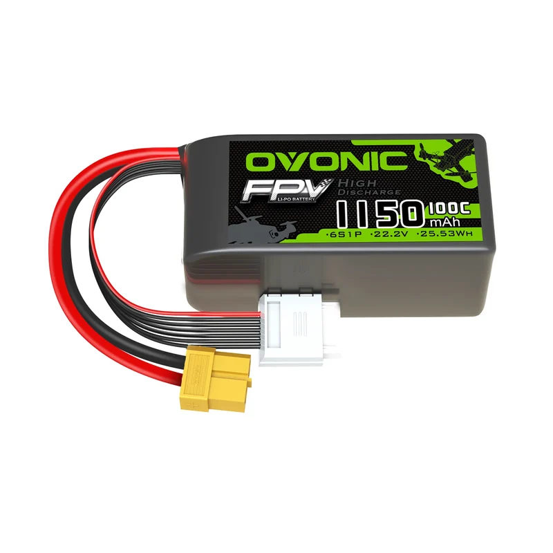 Ovonic FPV 6S 1150mAh 100C 22,2V XT60-Stecker