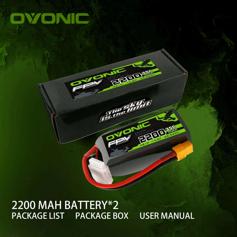 Ovonic FPV 4S 2200mAh 14,8V 35C XT60