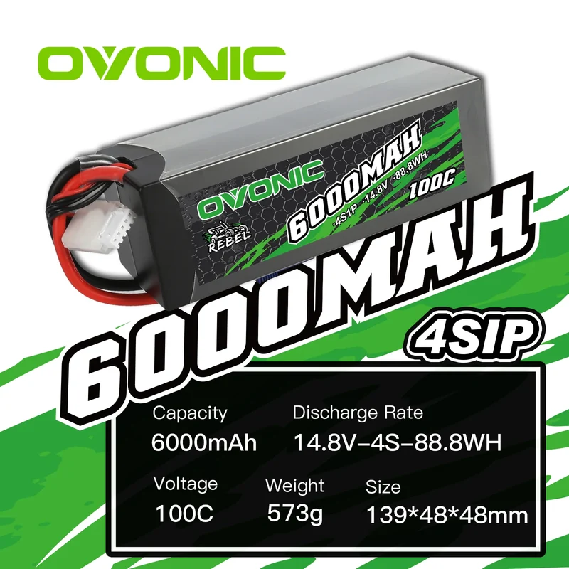 Ovonic Rebel 4S 6000mAh 100C 14,8 V EC5 LiPo