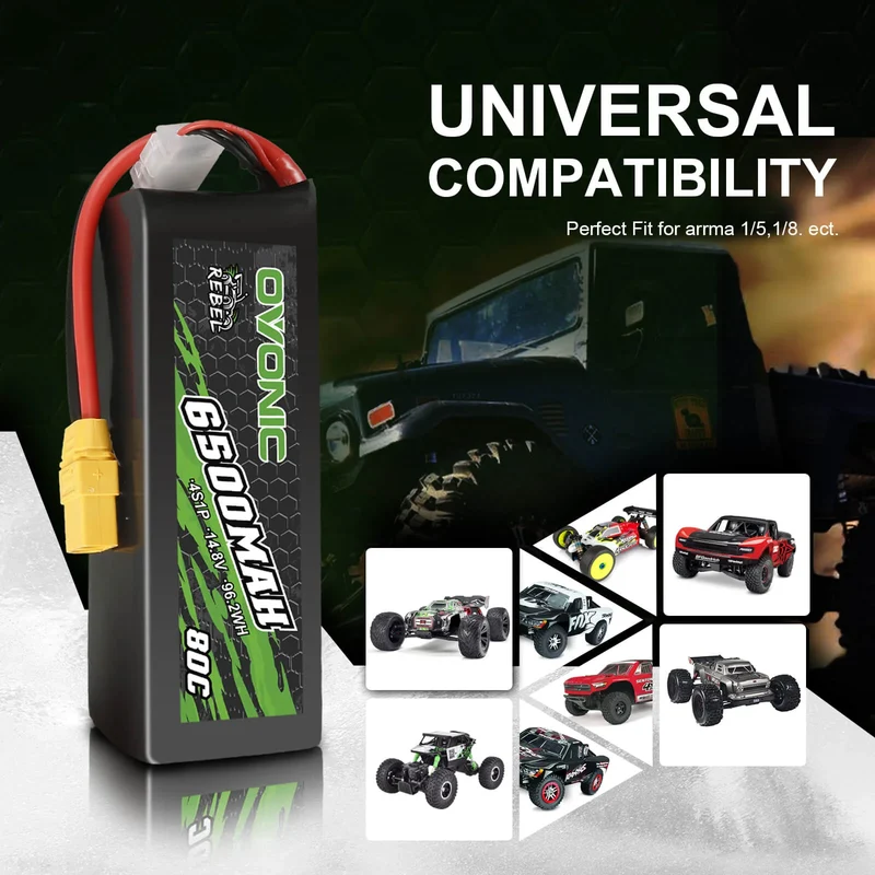 Ovonic Rebel 4S 6500mAh 80C 14,8V XT90