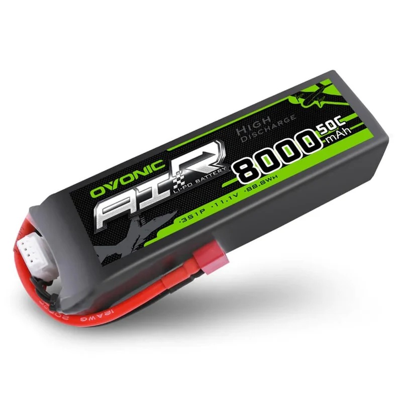 Ovonic Air 3S 8000mAh 50C 11,1V Dean (2 St.)