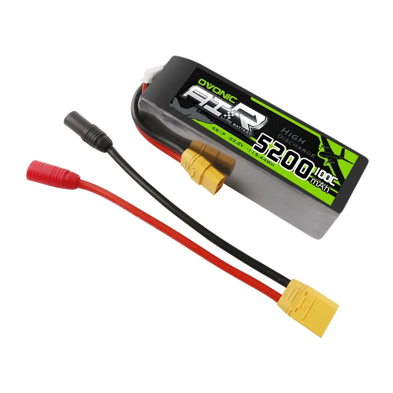 Ovonic 6S 5200mAh 6S 100C 22,2V XT90 & AS150 X-Class Cinelifter