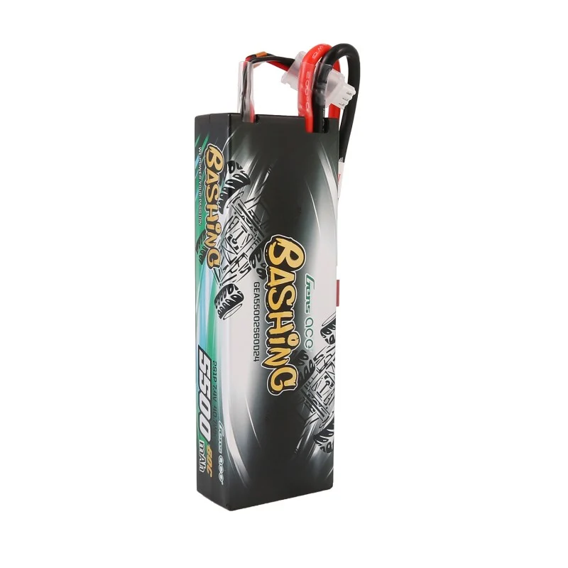 Gens Ace 5500mAh 7.4V 2S1P 60C Auto Lipo Akku Hardcase T-Stecker