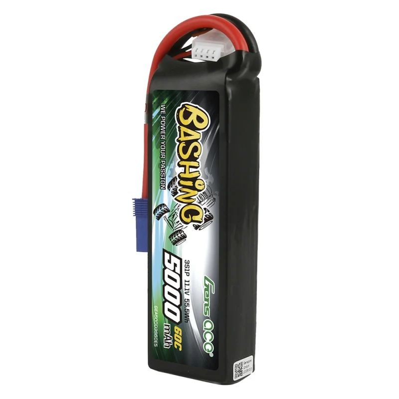 Gens Ace 5000 mAh 11,1 V 3S1P 60C Lipo-Akkupack EC5