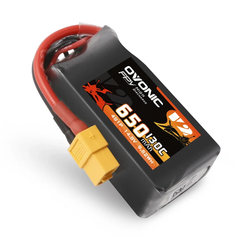 Ovonic 4S 650mAh 130C 14,8V XT60 LiPo Akku (4 St.)