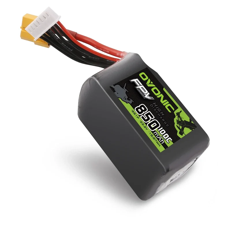 Ovonic 6S 850mAh 100C 22,2V XT60 Lipo Akku Pack (2 St.)