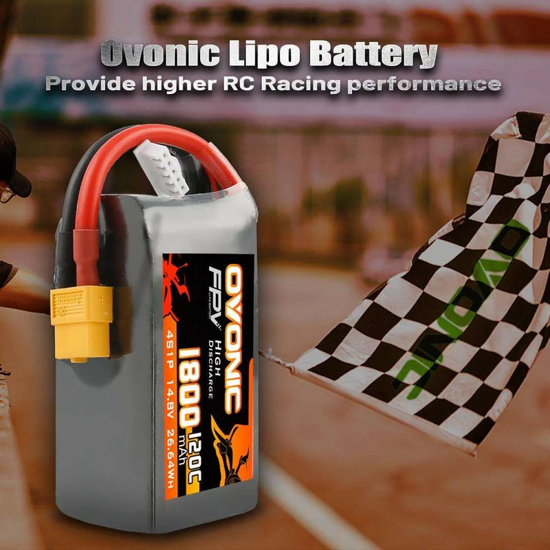Ovonic 4S 1800mAh 120C 14,8V XT60 LiPo Akku (2 St.)