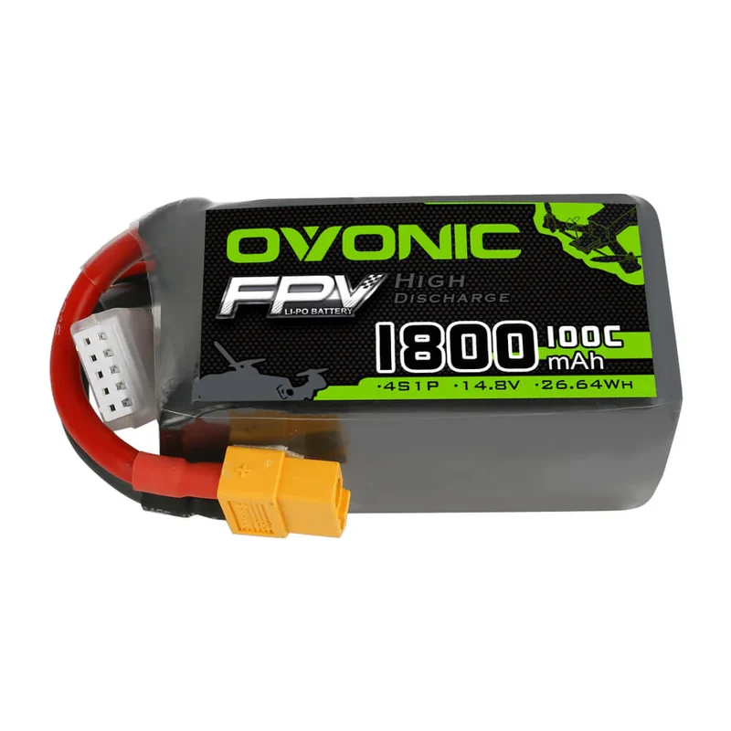 Ovonic 4S 1800mAh 100C 14,8V XT60 Lipo Akkupack