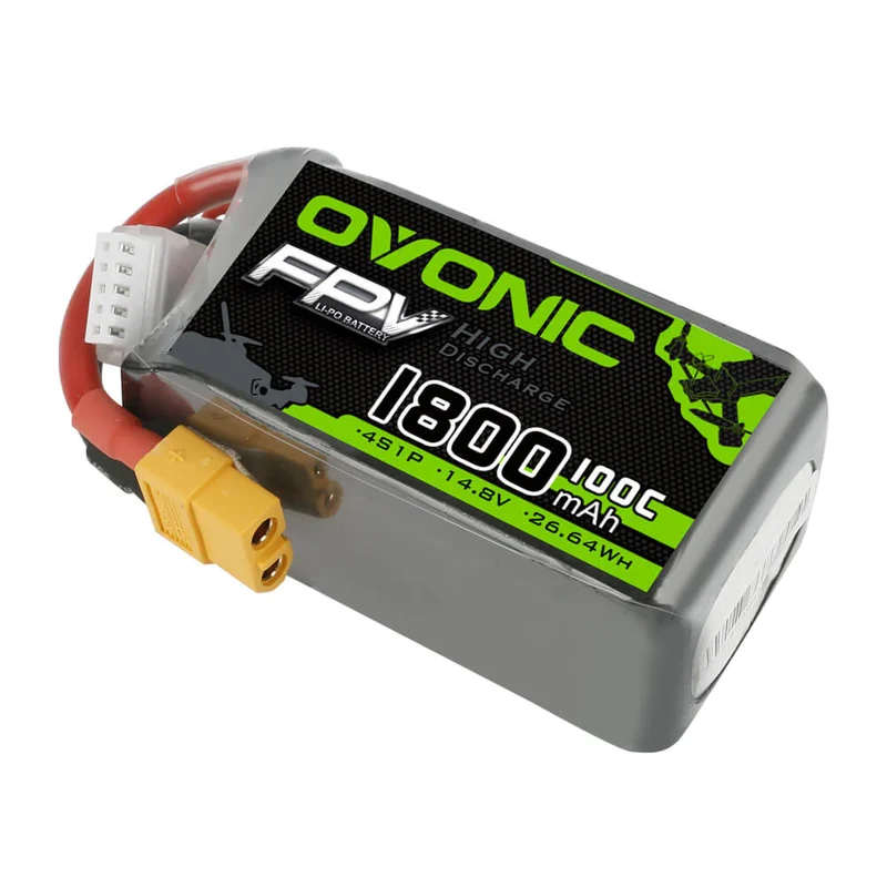 Ovonic 4S 1800mAh 100C 14,8V XT60 Lipo Akkupack