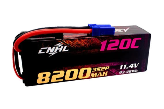 CNHL Racing Series LiHV 8200mAh 11,4V 3S 120C HV Hartschalen-Lipo-Akku mit EC5-Stecker