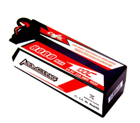 CNHL Racing Series 4S 8000mAh 14,8V 100C Hardcase Lipo-Akku mit T/Dean-Stecker