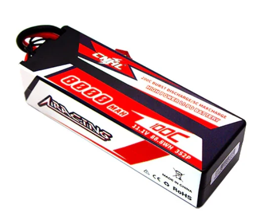 CNHL Racing Series 8000mAh 11,1V 3S 100C Hartschalen-Lipo-Akku mit T/Dean-Stecker