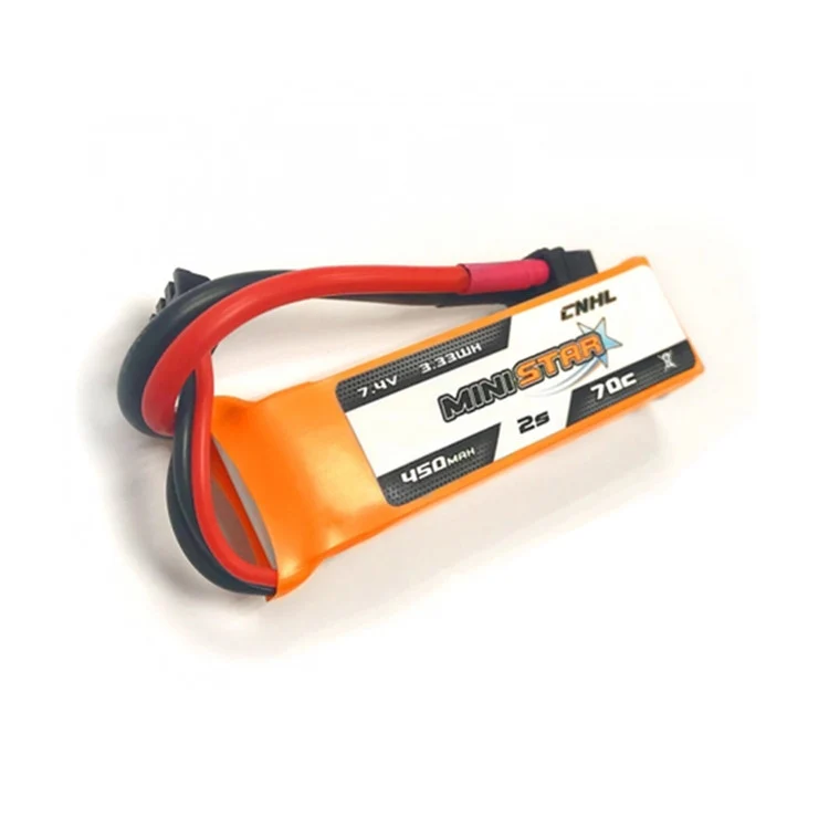 CNHL MiniStar 450mAh 7,4V 2S 70C Lipo Akku mit XT30U