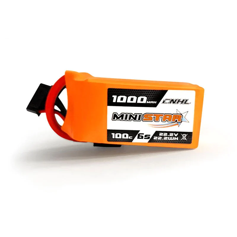 CNHL MiniStar 6S 1000mAh 22,2V 6S 100C Lipo-Akku XT60-Stecker