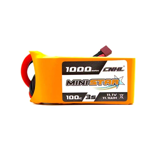 CNHL MiniStar 1000mAh 11,1V 3S 100C Lipo Akku mit T/Dean Stecker