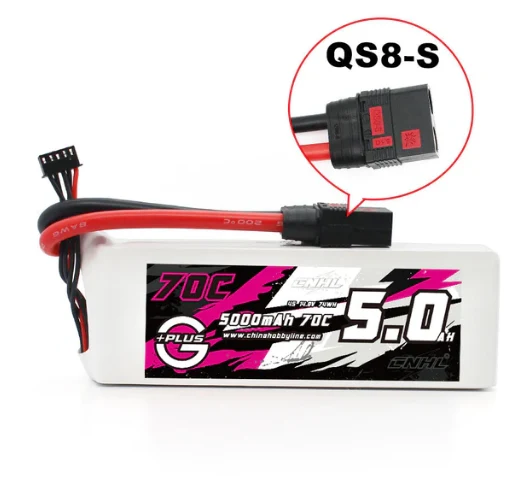 CNHL G+Plus 5000mAh 14,8V 4S 70C Lipo Akku mit QS8 Stecker