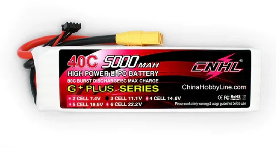 CNHL 3S 5000mAh 11,1V 40C XT90 Lipo Akku