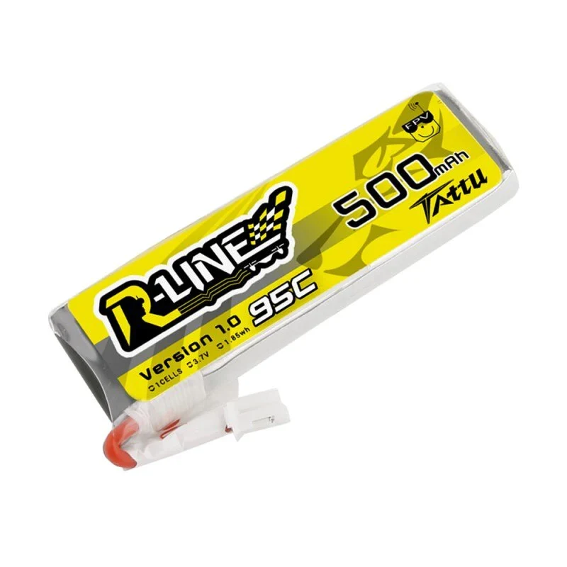 Tattu R-Line 500mAh 3.7V 1S1P 95C Lipo Akku