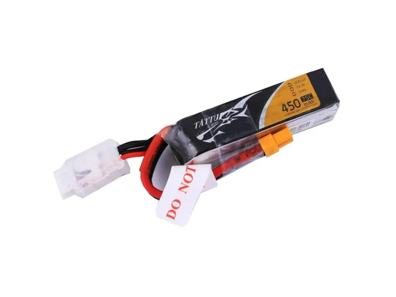 Tattu 450mAh 3S1P 11.1V 75C Lipo Akku mit XT30