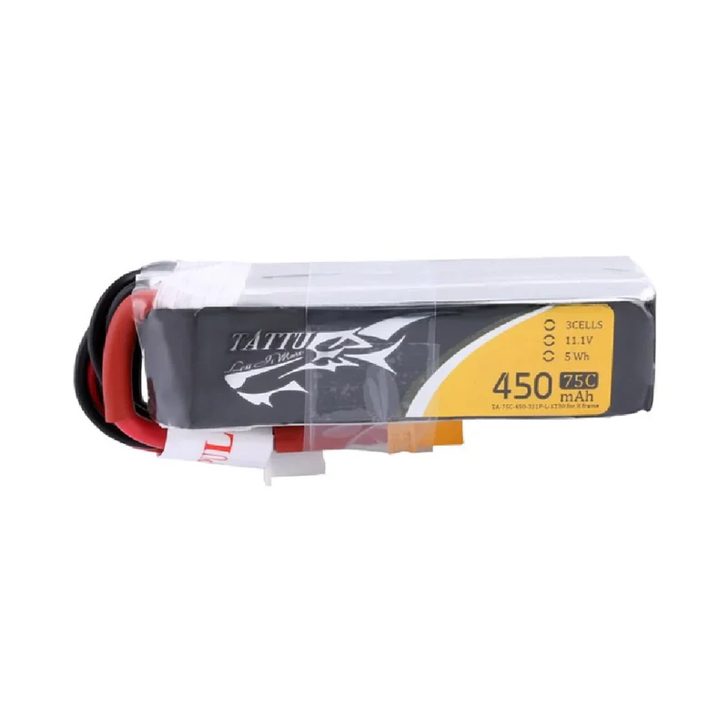 Tattu 450mAh 3S1P 11.1V 75C Lipo Akku mit XT30
