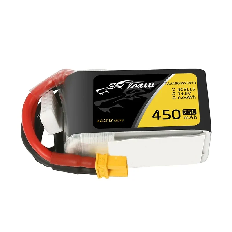 Tattu 450mAh 14.8V 75C 4S1P Lipo-Akku mit XT30