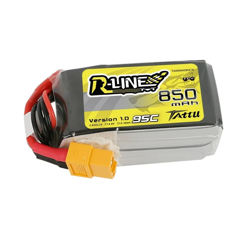Tattu R-Line 550mAh 14.8V 4S1P 95C Lipo Akku mit XT30