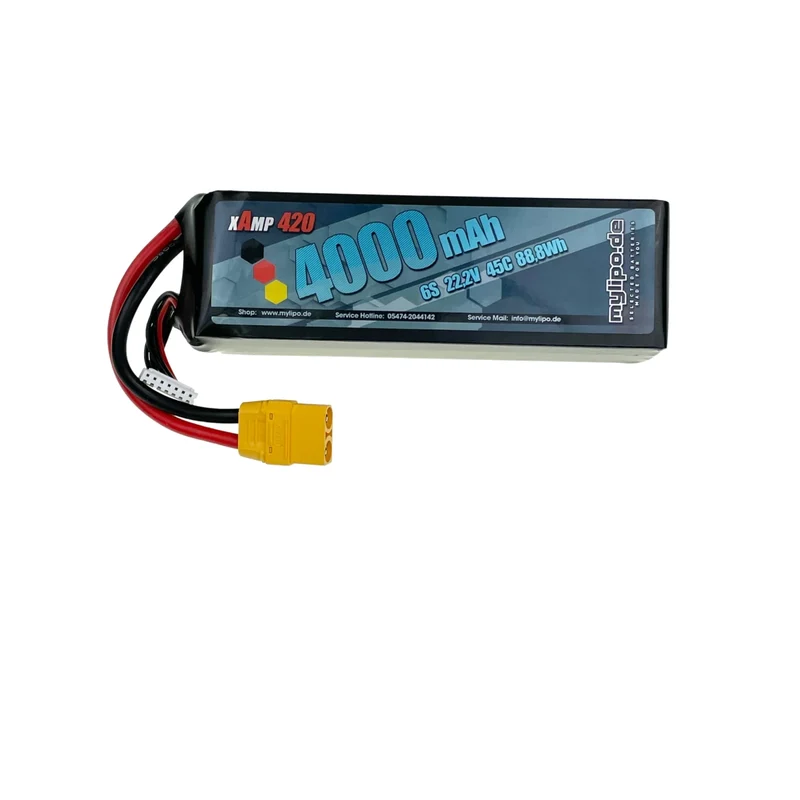 Mylipo Lipo Akku 4000mAh 22,2V 6S 45C XT90