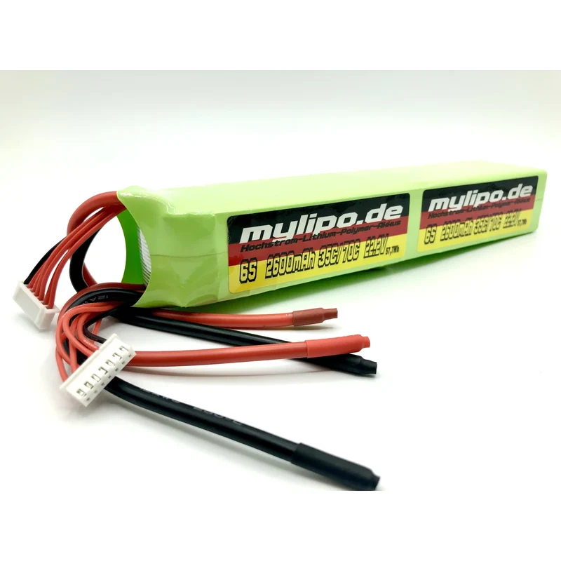 Mylipo Lipo Akku 2600mAh 44,4V 12S 35C/70C kompakt lang geteilt