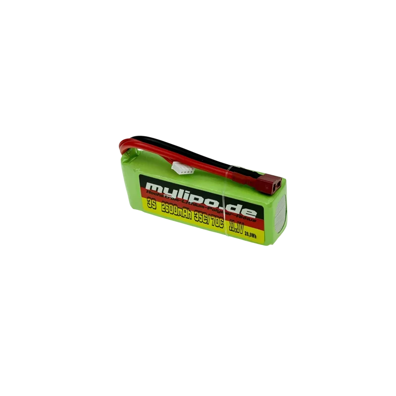 Mylipo Lipo Akku 2600mAh 11,1V 3S 35C/70C DEAN