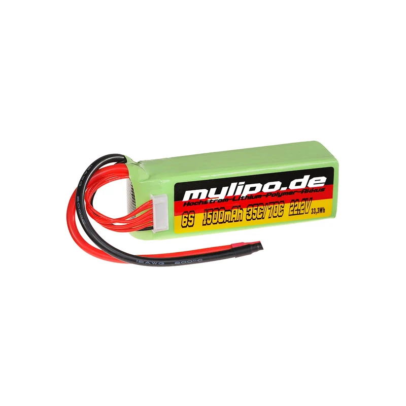 MyLipo Lipo Akku 1500mAh 22,2V 35C/70C für DOMINATOR/WARP360