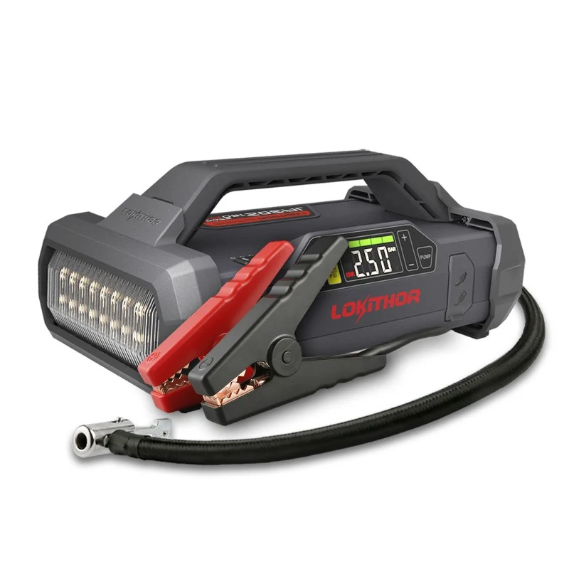 Lokithor 2500A Lithium-Starthilfe mit 150 PSI Luftpumpe