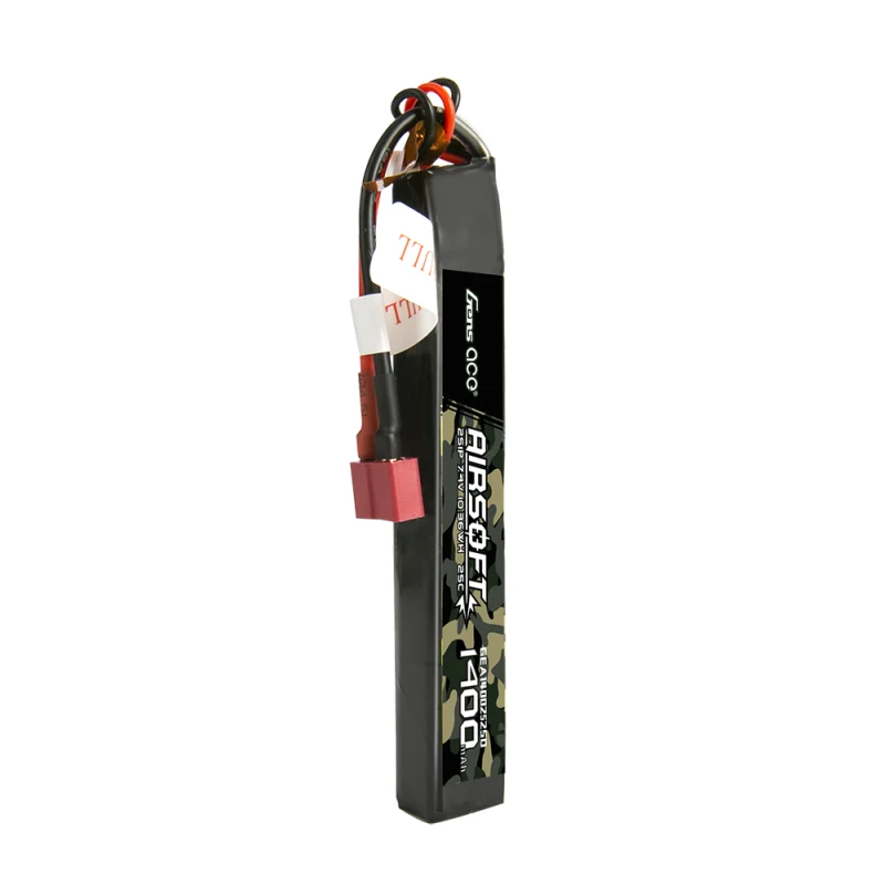 Gens Ace 25C 1400mAh 2S1P 7,4V Lipo Akku mit T-Stecker