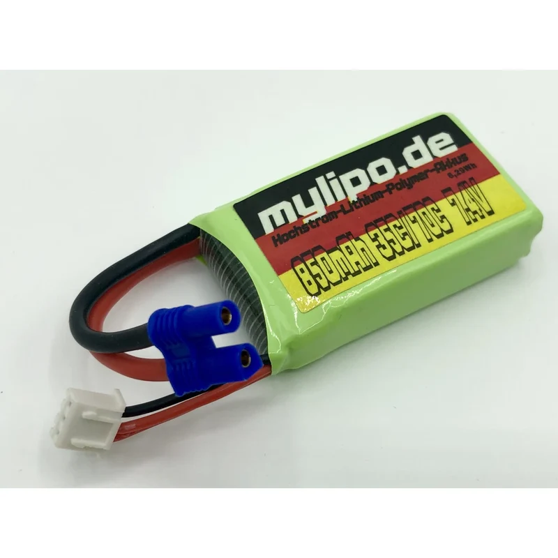 Mylipo Lipo Akku 850mAh 7,4V 35C/70C EC2 Stecker (z,B, Rodeo 150)