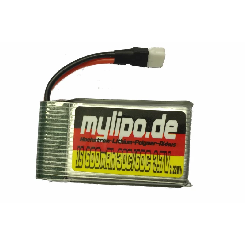 Mylipo Lipo Akku 600mAh 3,7V 1S 30/60C WALKERA + Graupner Alpha