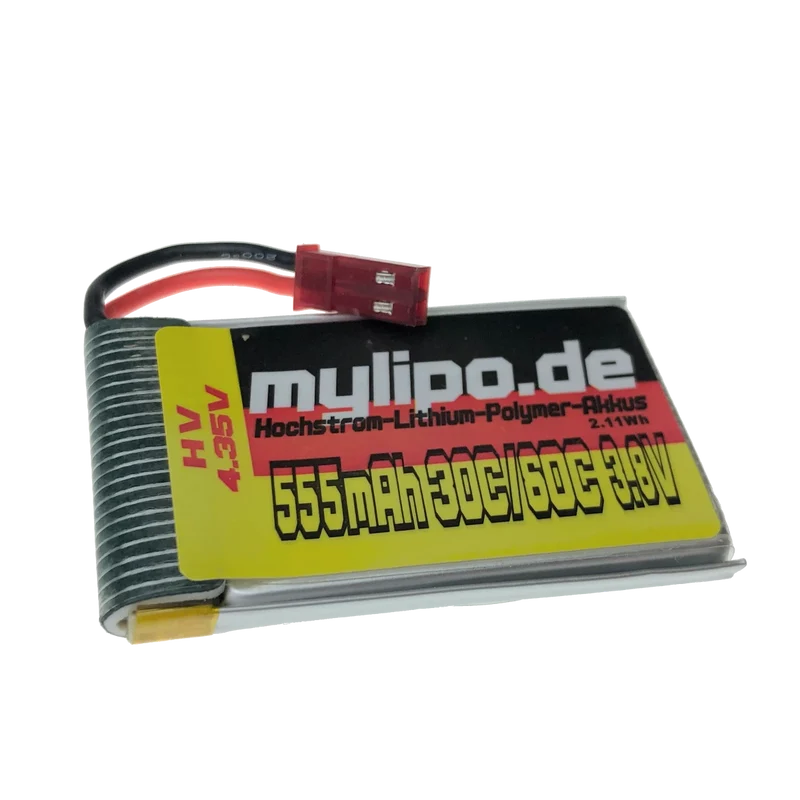 Mylipo Lipo Akku 555mAh 3,8V HV 30C/60C JST(rot) Stecker