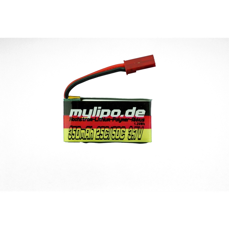 Mylipo Lipo Akku 350mAh 3,7V 25C/50C JST(rot) Stecker