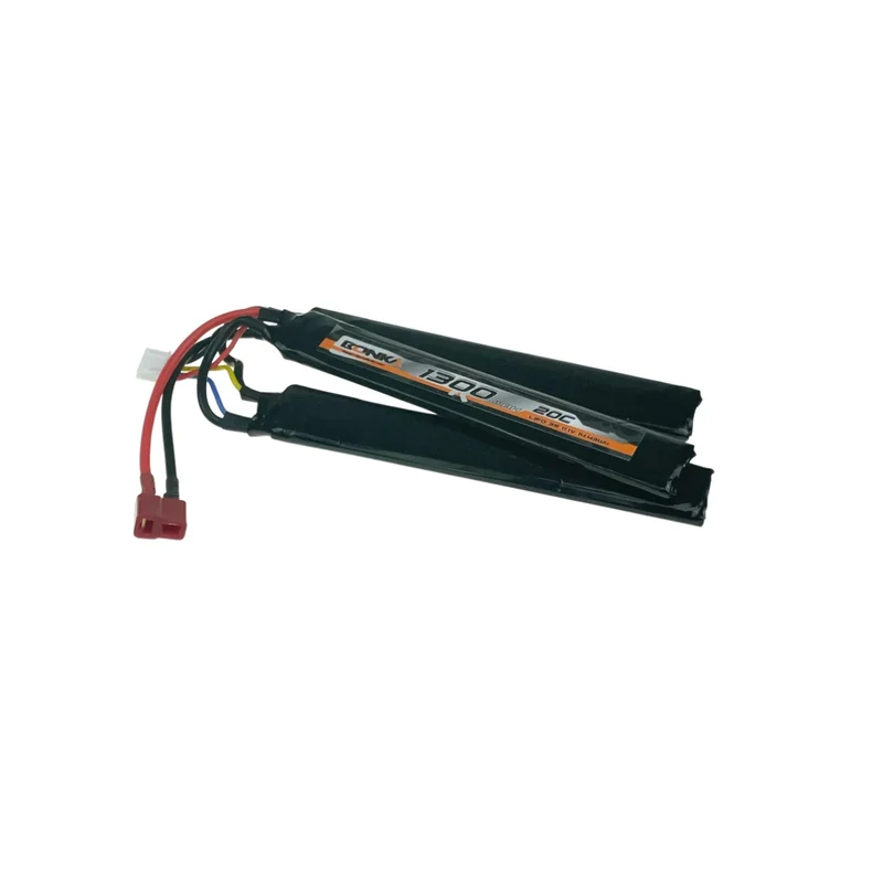 Bonka Airsoft Lipo Akku 1300mAh 3S 11,1V 20C-3-Dean Tri-Panel