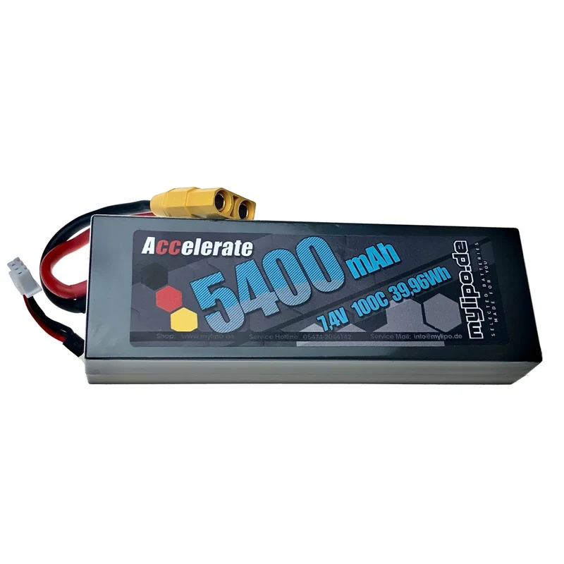 Mylipo Lipo Akku 5400mAh 7,4V 100C Hardcase XT90