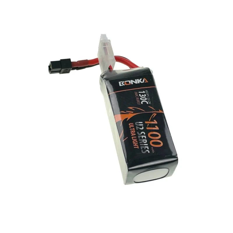 Bonka 6S 1100mAh 22,2V 130C/260C FPV XT60 Lipo Akku