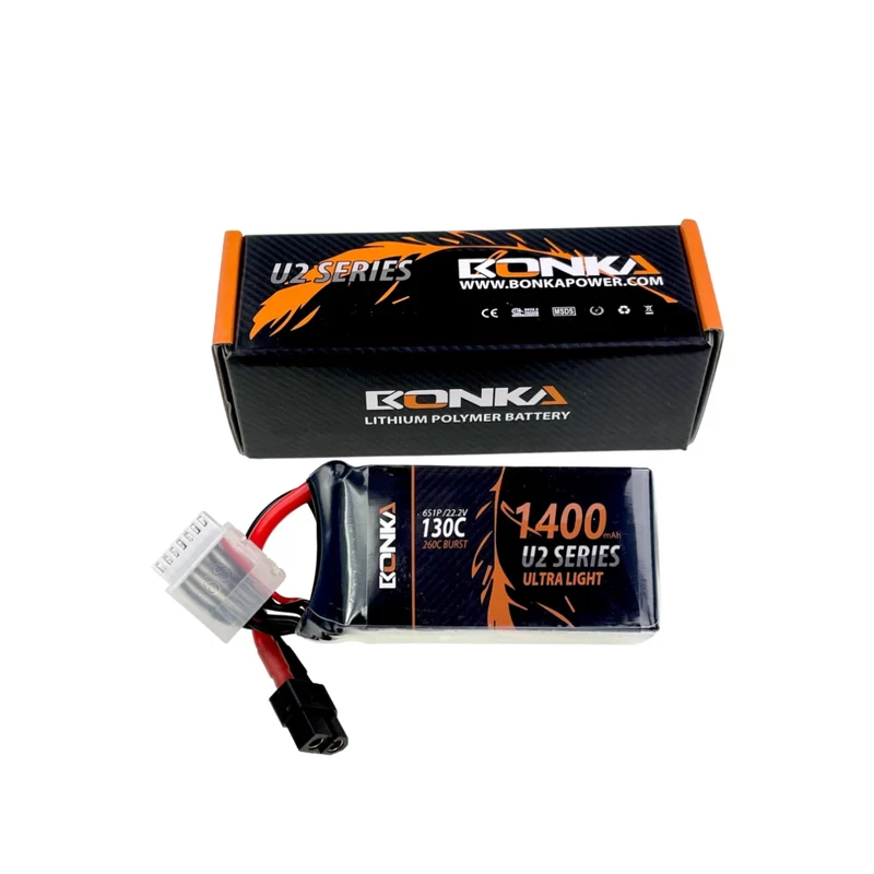Bonka Lipo Akku 1400mAh 22,2V 130C/260C FPV XT60