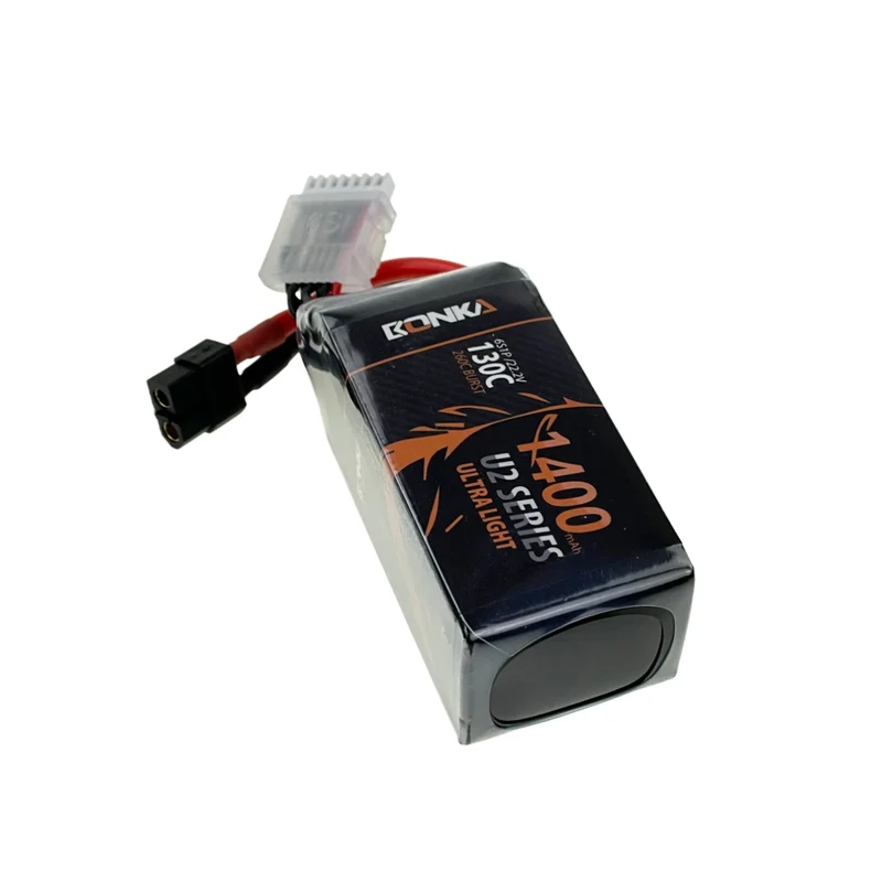 Bonka Lipo Akku 1400mAh 22,2V 130C/260C FPV XT60