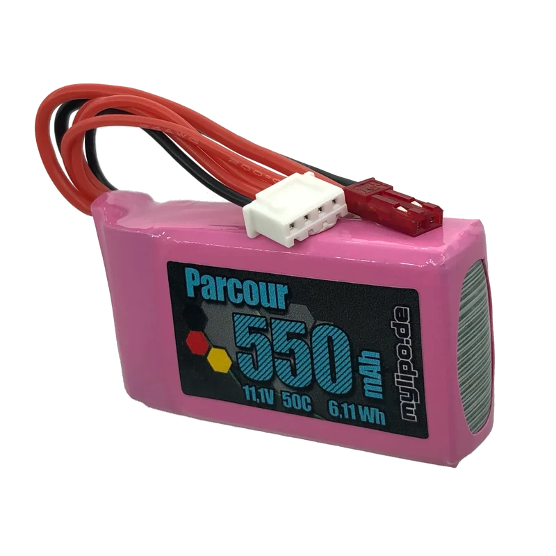 Mylipo Lipo Akku 550mAh 11,1V 3S 50C FPV Parcour JST