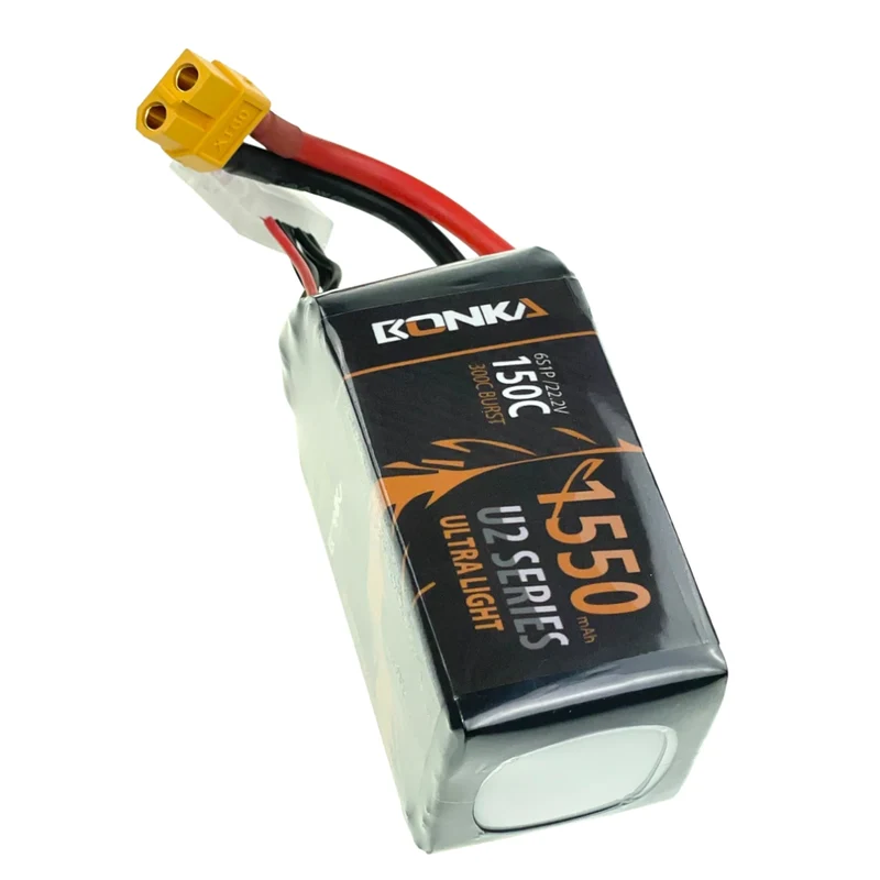 Bonka Lipo Akku 1550mAh 22,2V 150C/300C FPV XT60