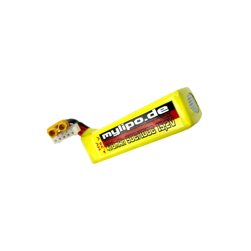 Mylipo Lipo Akku 470mAh 15,2V HV 4S 50C/100C FPV Parcour Kabel + Stecker XL