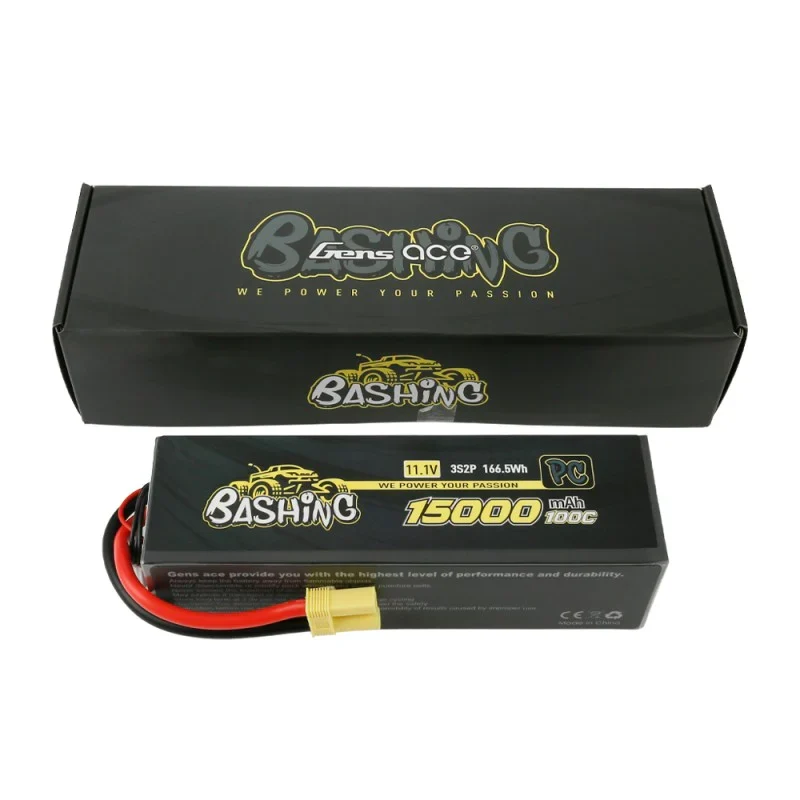 Gens Ace 15000 mAh 11,1 V 100 C 3S2P Lipo-Akkupack EC5
