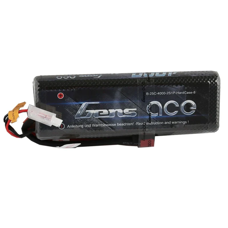 Gens Ace 25C Lipo 2S 4000mah HardCase Rc Auto Lipo Akkupack 8#