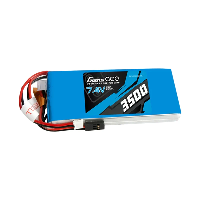 Gens Ace 3500mAh 7,4 V RX 2S1P Lipo-Akku / RX / TX