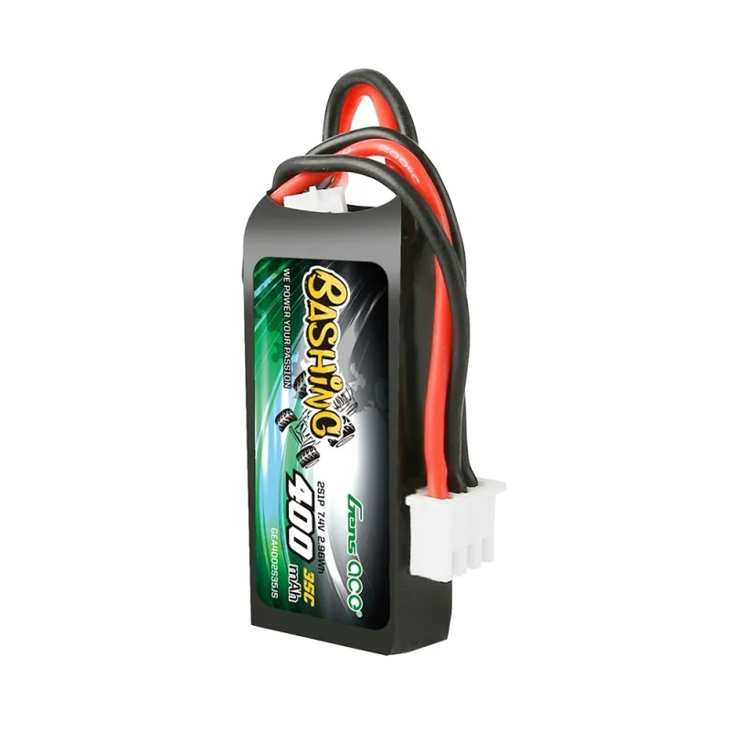 Gens Ace 400mAh 7,4V 2S1P 35C Lipo-Akkupack JST-PHR Plug