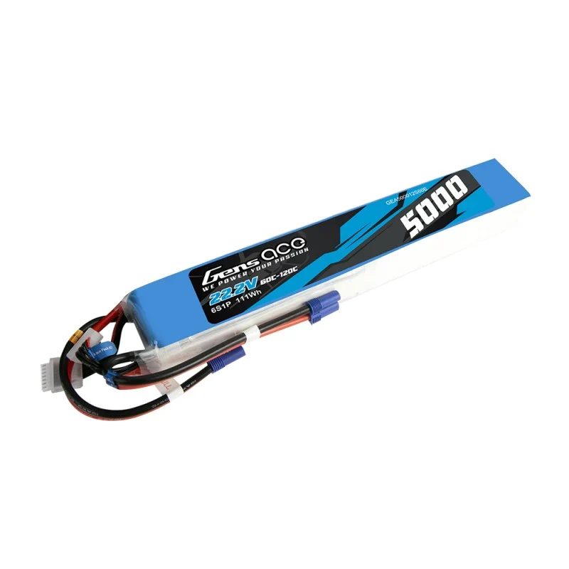 Gens Ace 5000mAh 60/120C 44,4V 12S1P Lipo-Akku