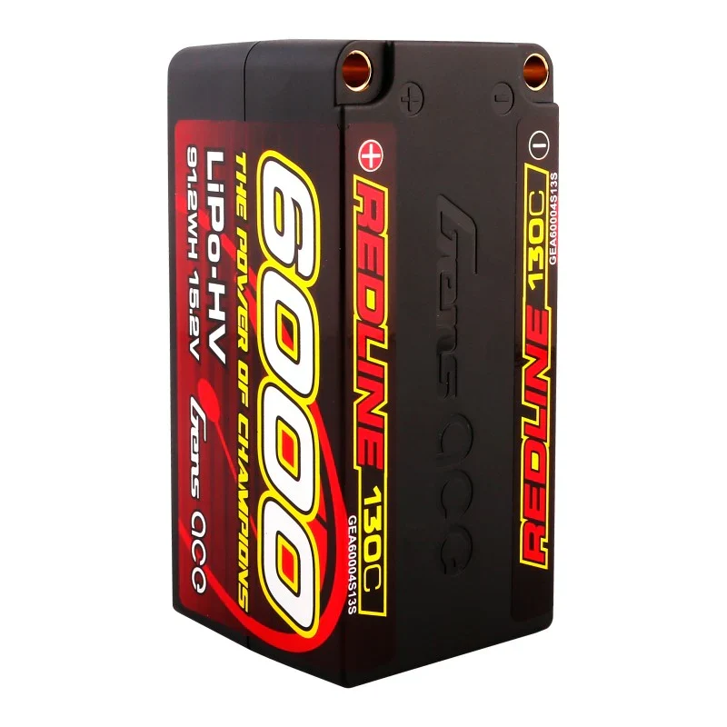 Gens Ace Redline Series 6000mAh 15,2V 130C 4S2P HardCase 69# HV LiPo Akku